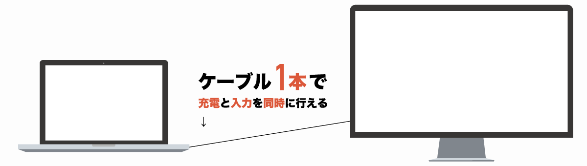 USB-Cでのパススルー充電に対応