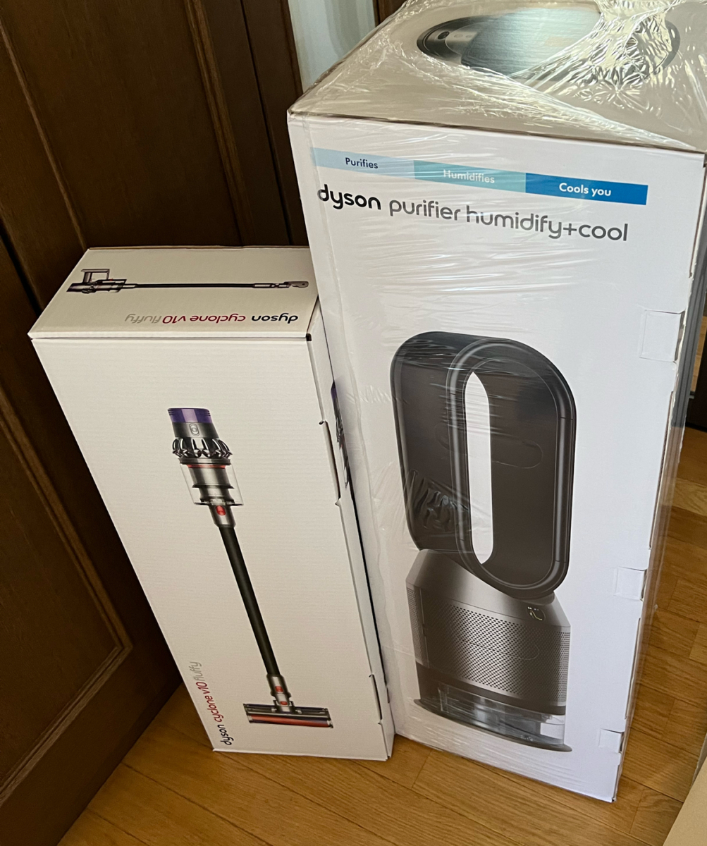 ダイソンPH03の本体サイズと設置イメージ